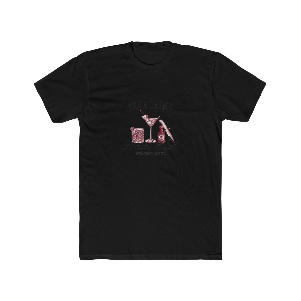 True Crime Social Club T Shirt - Podcast Fan Gift - alternate angle 5, merchandise