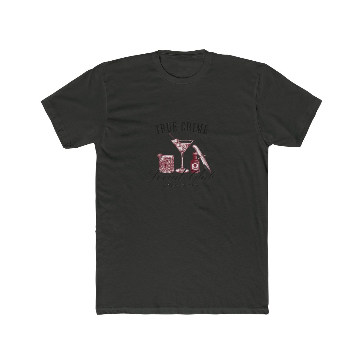 True Crime Social Club T Shirt - Podcast Fan Gift - alternate angle 2, merchandise