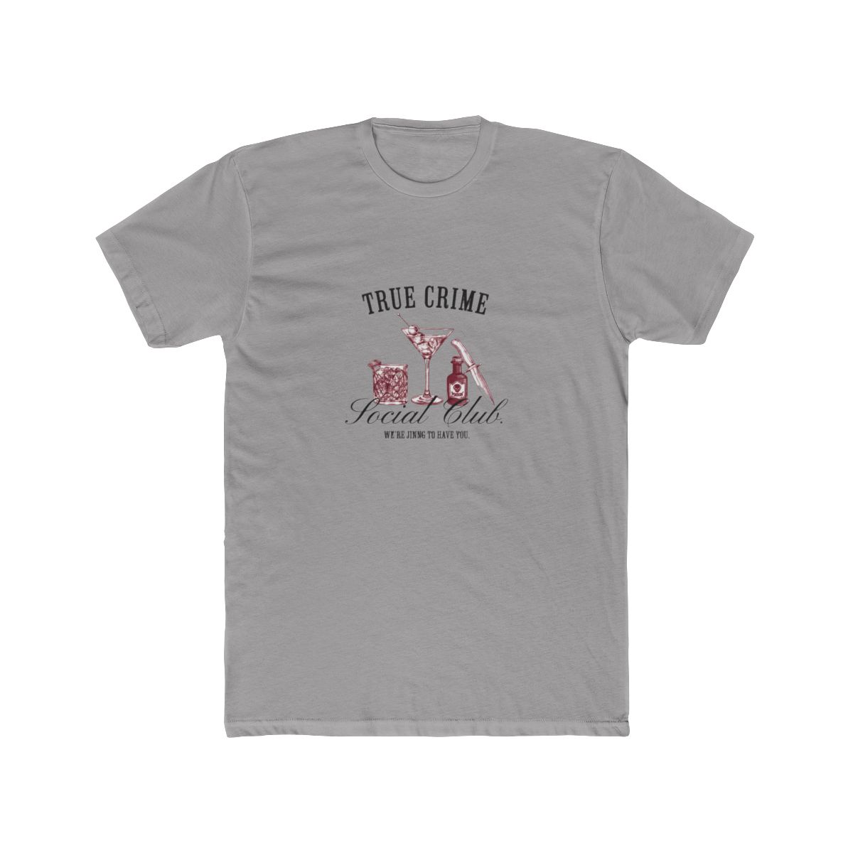 True Crime Social Club T Shirt - Podcast Fan Gift - alternate angle 3, merchandise